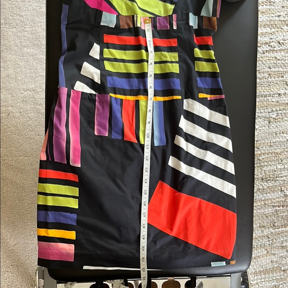 Black Halo Abstract Mini Dress US 8 - Picture 7 of 7